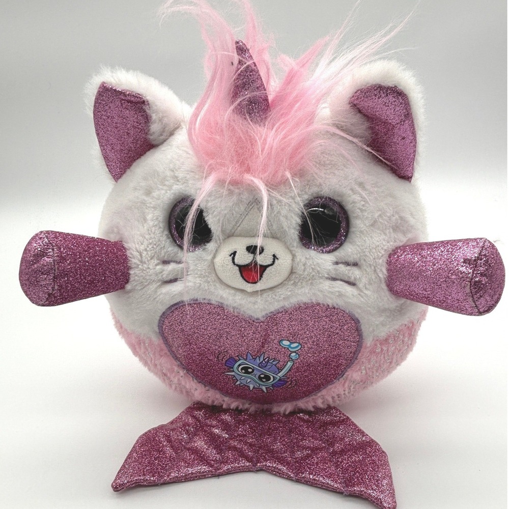 Zuru Rainbocorns Mermaidcorn Pink White Cat Unicorn Mermaid Sparkle Eyes!